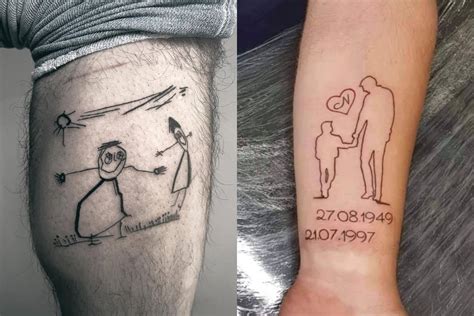 frasi tatuaggi padre e figlio|Tatuaggio padre e figlia: stilizzati, simbolici, per mano。